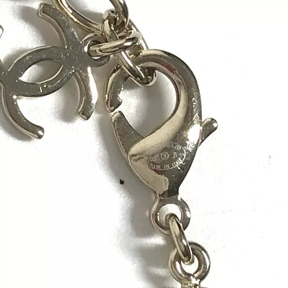 CHANEL 23B CC CC Mark Rhinestone Choker Accessories Necklace Unused - Picture 6 of 16